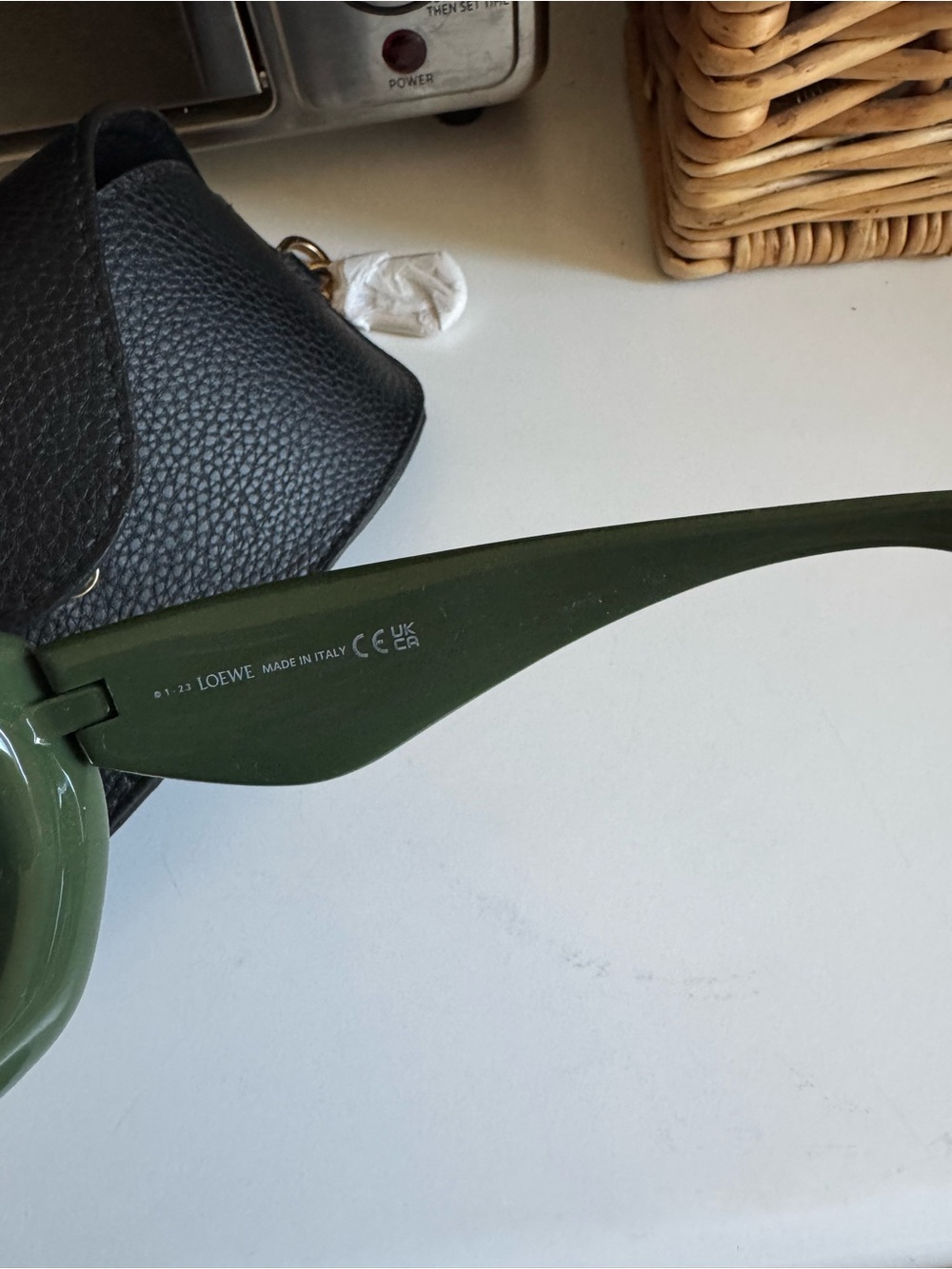 Loewe cat eye inflated green sunglasses - Picture 6 of 7